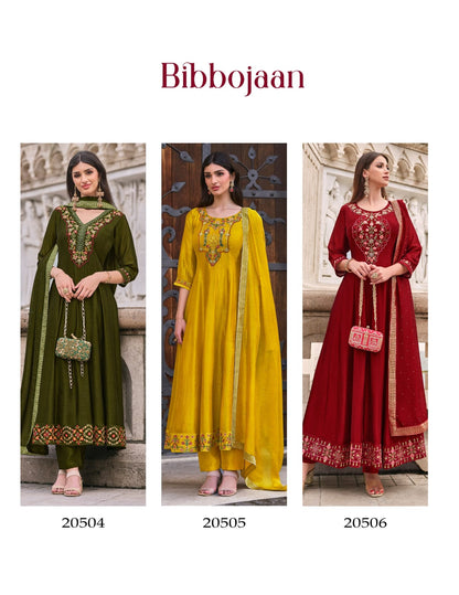 Bibbojaan Anarkali Style Dress - H2/GR/2/240509