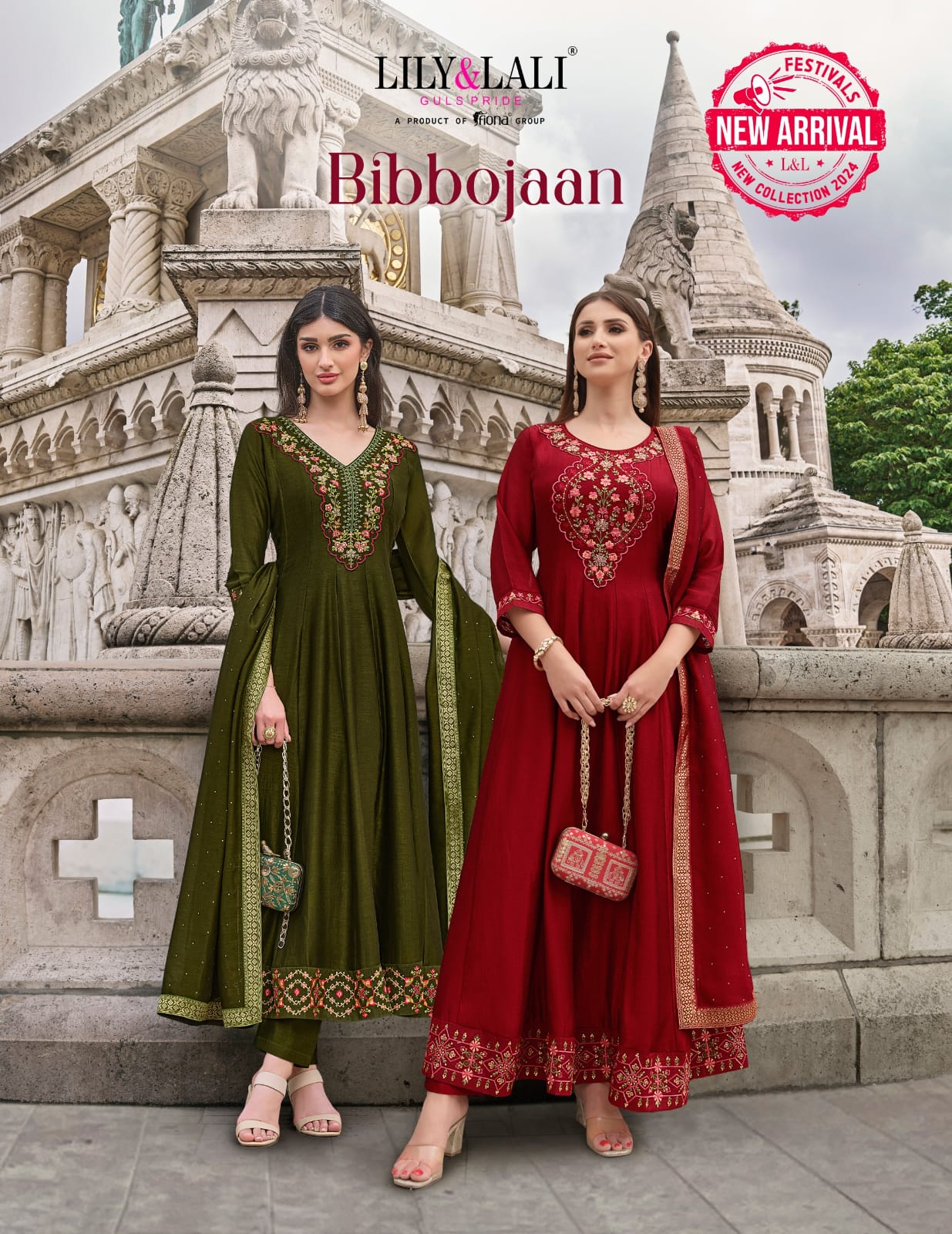 Bibbojaan Anarkali Style Dress - H2/GR/2/240509