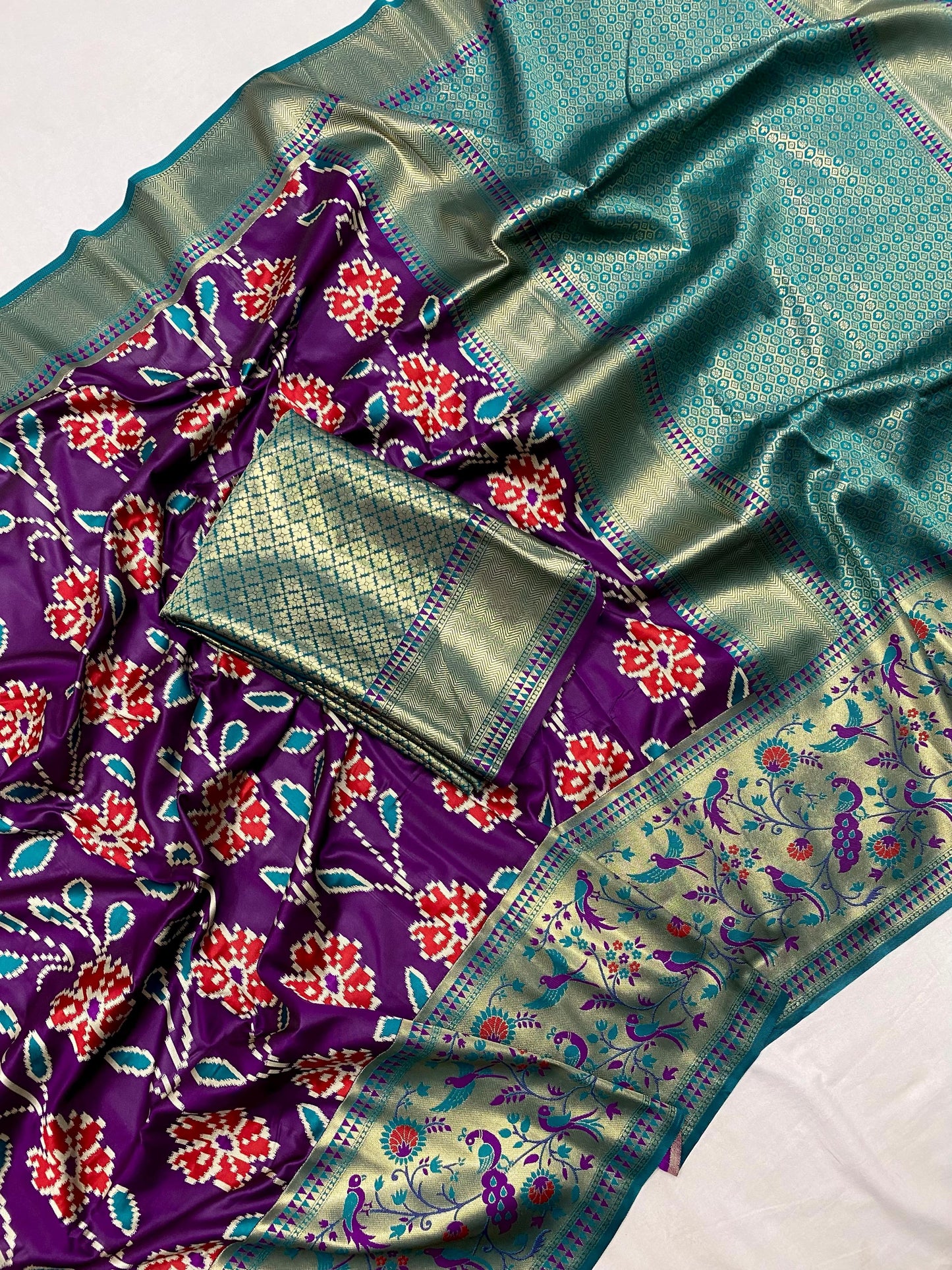 Soft Silk Saree with Patola weaving S1/SR/3/241603