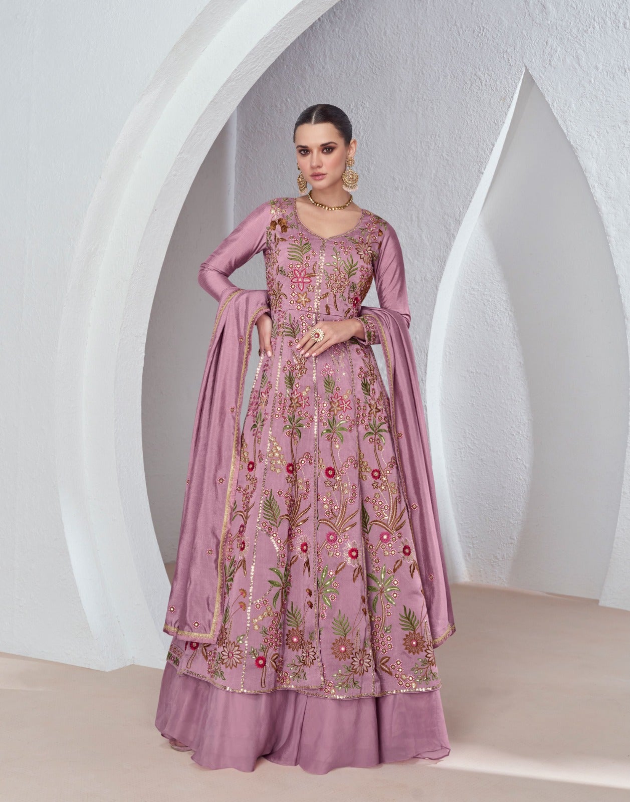 Designer Georgette Silk Suit H2/GR/7/240106