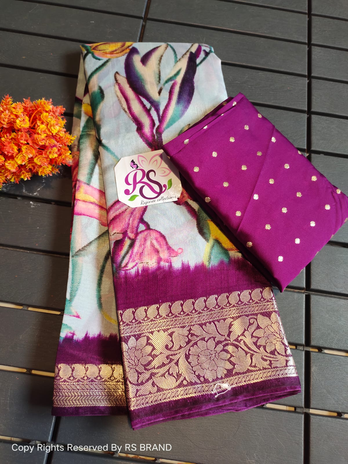 Viscose Dola Silk Saree S1/SR/8/240506