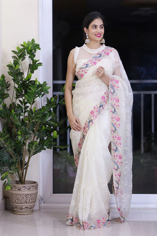 Organza Silk Saree S1/SR/8/240806