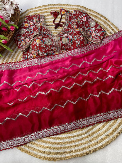 Gurleen Pure Soft Rangoli Silk Saree  S1/SR/6/241109