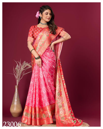 Patola Silk Saree H2/SR/2/240909