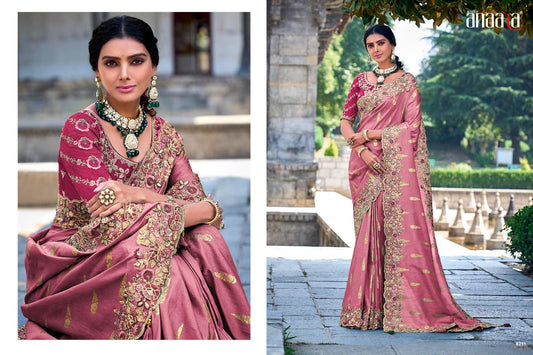 Fancy Silk Saree with Fancy Raw Silk Blouse SR 26-2701 - D2i World