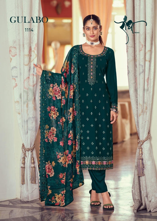 Graceful Georgette Shalwar Suit GR 5-1912 - D2i World