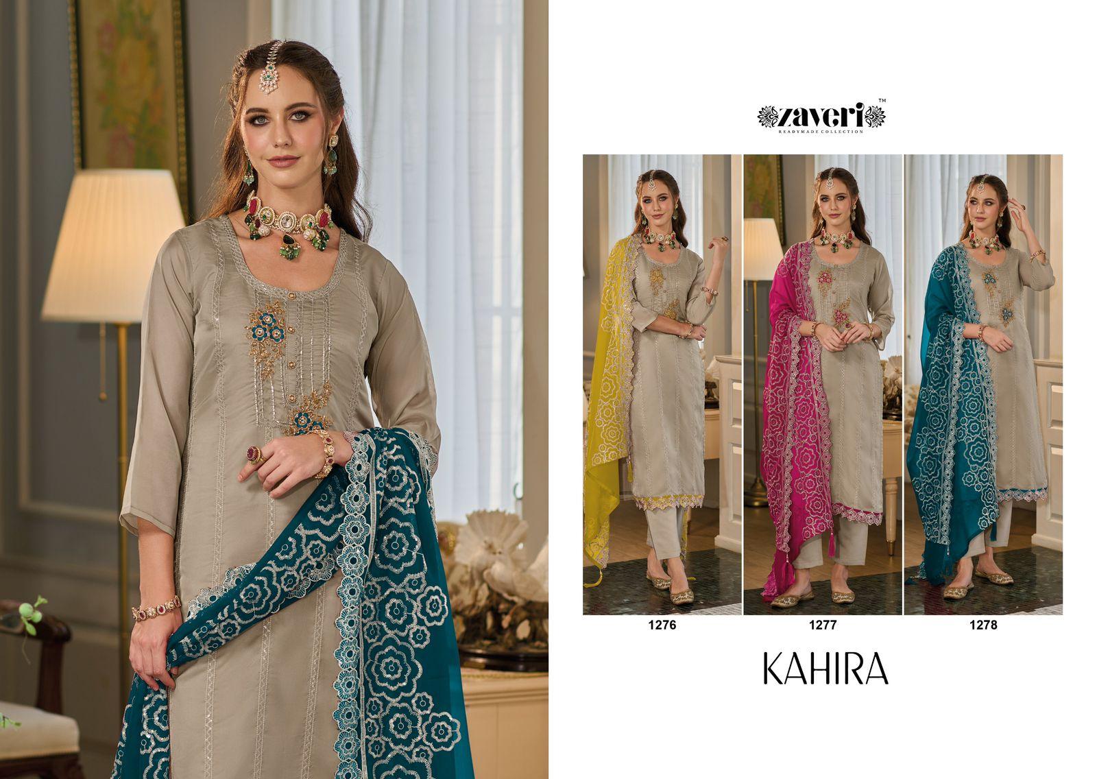 Kahira Collection Silk Suit H2/GR/9/242305 - D2i World