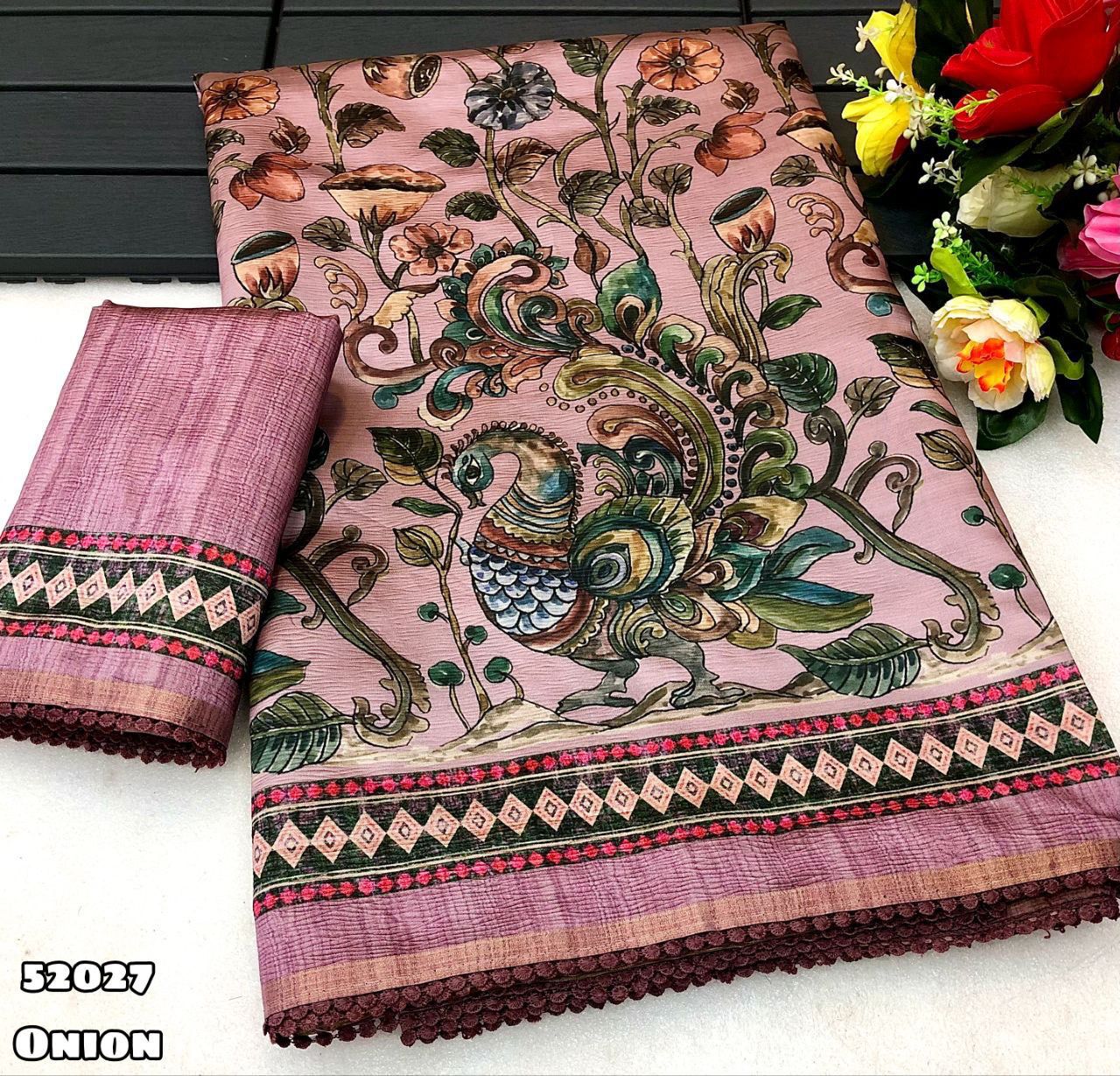 Tussar Silk Floral Saree S1/SR/3/241909