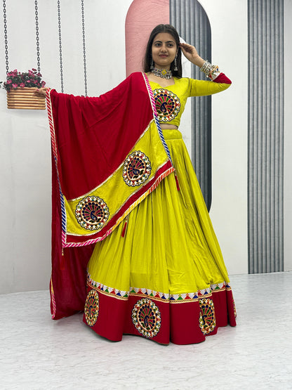 Pure Cotton Lehenga Choli Set S1/LN/1/240209