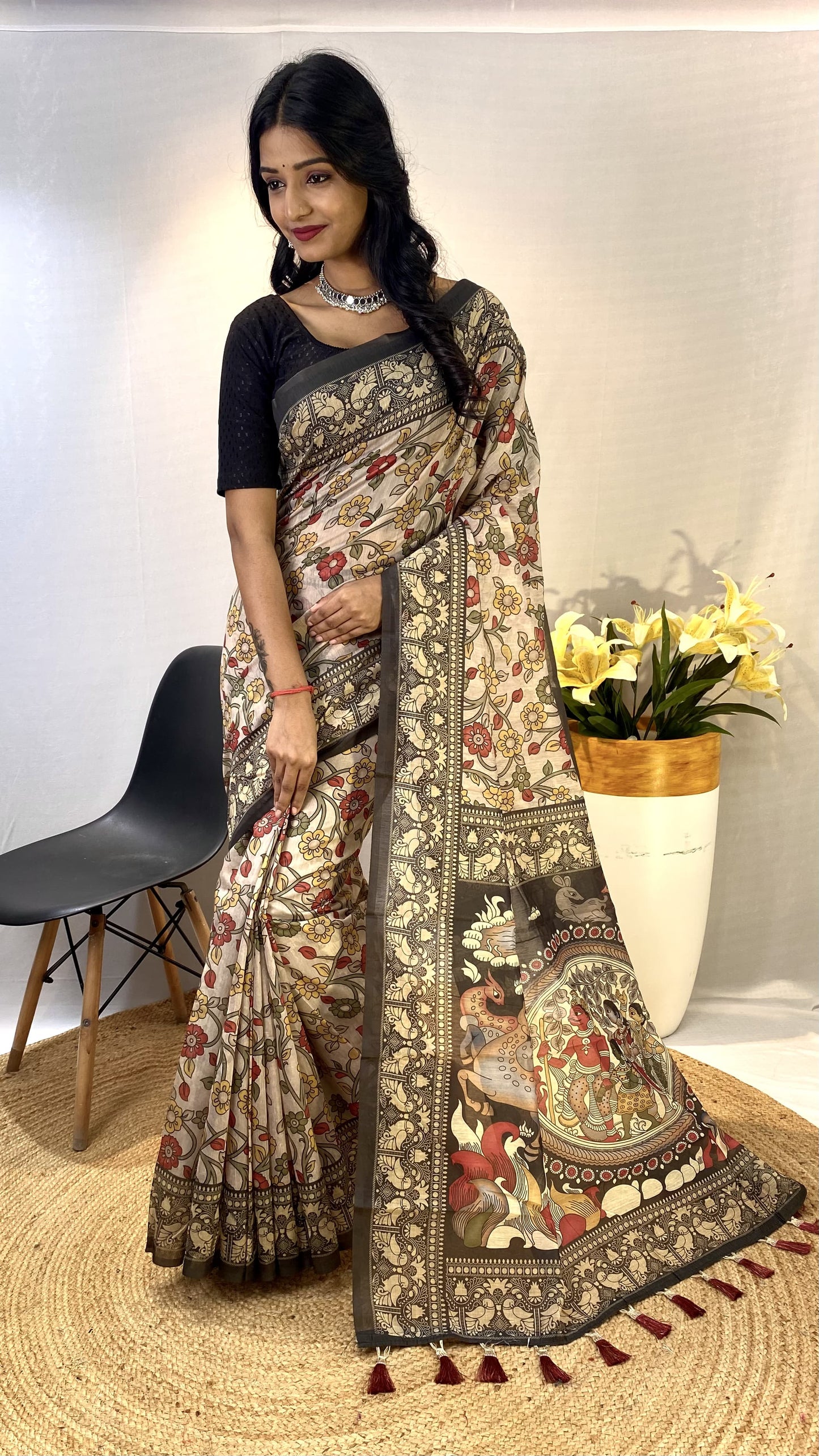 Soft Cotton Chanderi Saree - S1/SR/3/242108