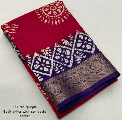 Batik Printed Sarees - S1/SR/6/241809