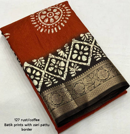 Batik Printed Sarees - S1/SR/6/241809