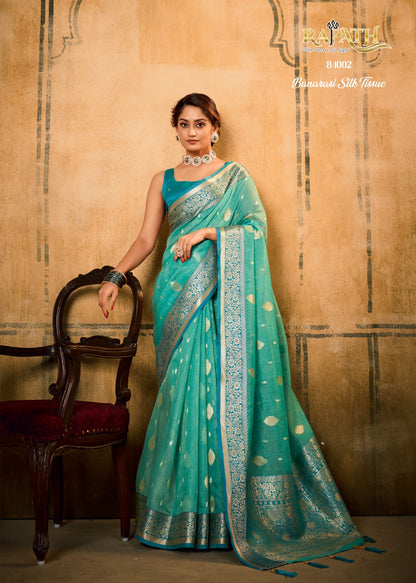 Banarasi Tissue Silk Fabric Saree - H2/SR/1/242308