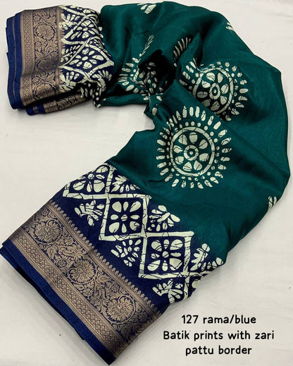 Batik Printed Sarees - S1/SR/6/241809