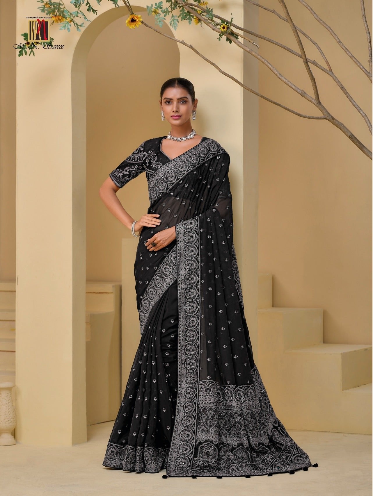 Designer Saree by MN  - H2/SR/1/241609