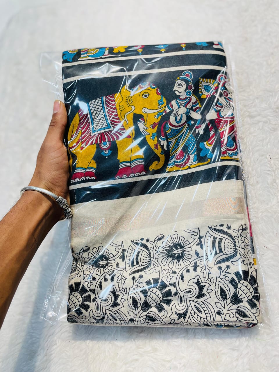 Cotton Kalamkari  Print Saree S1/SR/1/241309