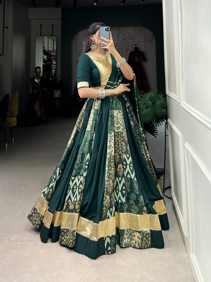 Rayon-Tussar Lehenga Choli Set S1/LN/2/240909