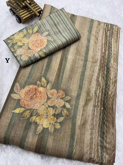 Tusser Cotton Saree - S1/SR/1/242308