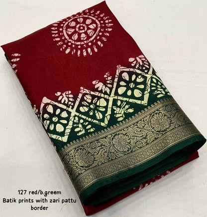 Batik Printed Sarees - S1/SR/6/241809