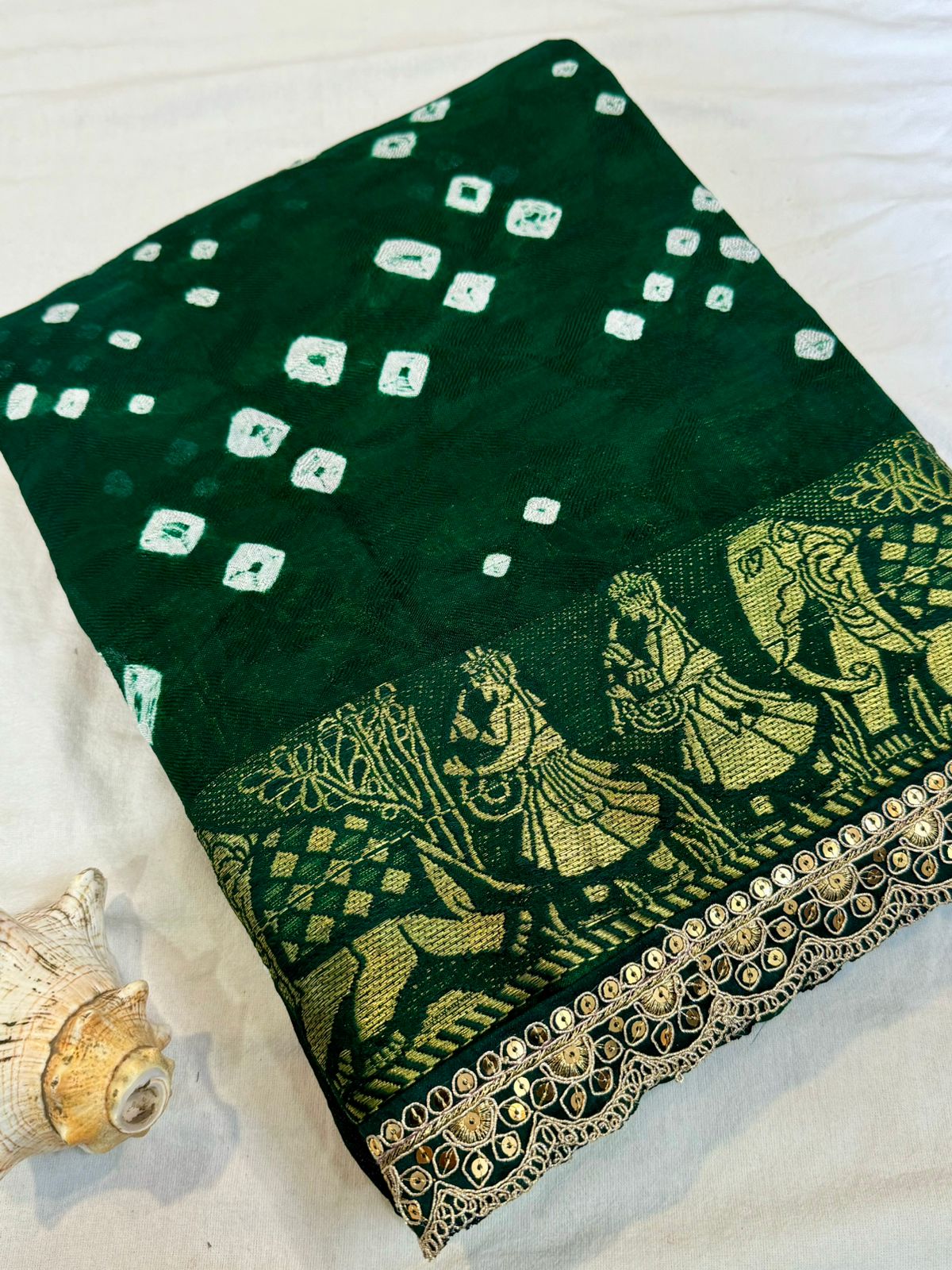 New Bandhani Art Silk Saree S1/SR/3/240809