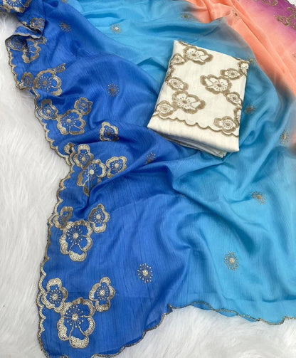 Special Chinnon Silk Saree S1/SR/6/240209