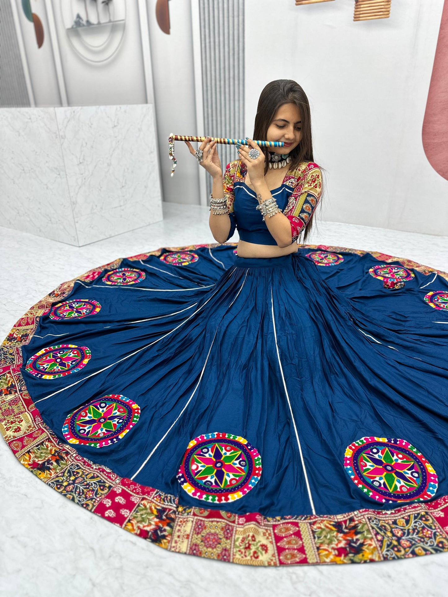 Navratri Special Pure Cotton Lehenga Choli S1/LN/1/241109