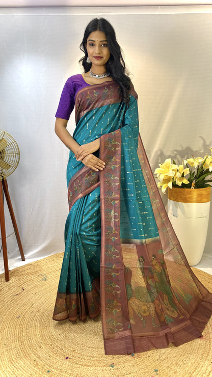 Soft Chanderi Silk Saree - S1/SR/1/241809