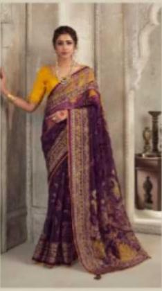 Meera Premium Brasso Organza Saree H2/SR/2/241509