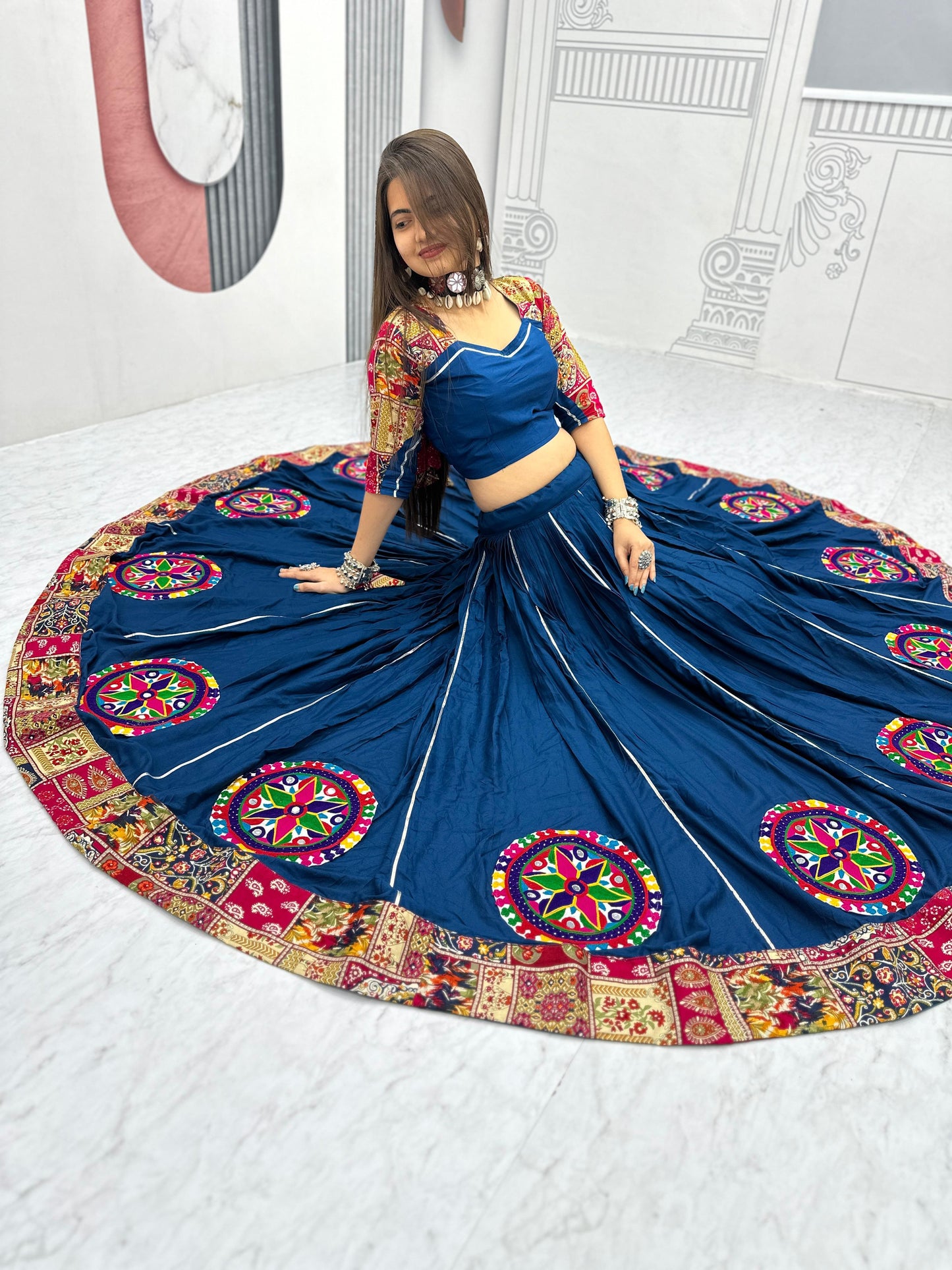 Navratri Special Pure Cotton Lehenga Choli S1/LN/1/241109