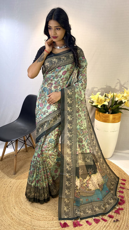 Soft Cotton Chanderi Saree - S1/SR/3/242108