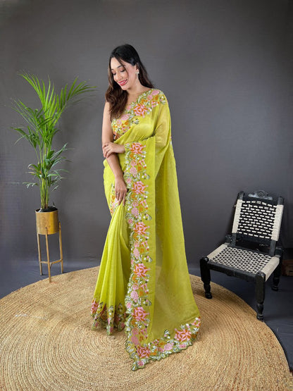 Soft Glossy Silk Saree - H2/SR/2/241508