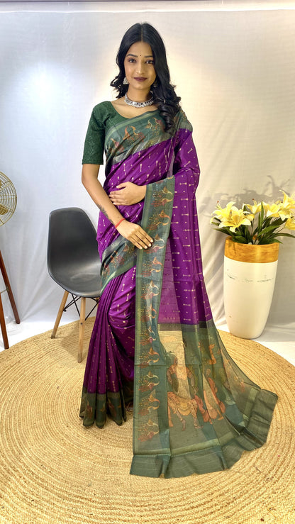 Soft Chanderi Silk Saree - S1/SR/1/241809