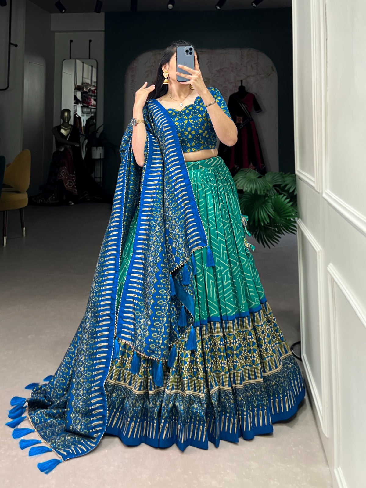 Tussar Silk Lehenga Choli - S1/LN/2/241309