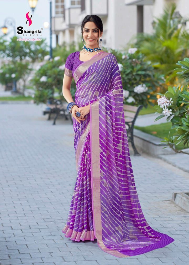 Pure Lehariya Georgette Saree S1/SR/5/240109