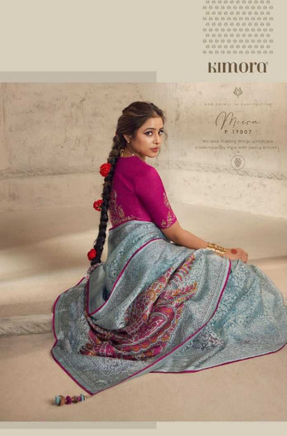 Meera Premium Brasso Organza Saree H2/SR/2/241509