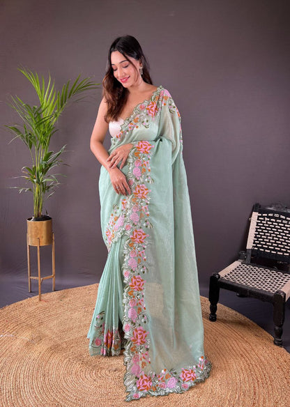 Soft Glossy Silk Saree - H2/SR/2/241508