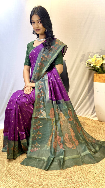 Soft Chanderi Silk Saree - S1/SR/1/241809