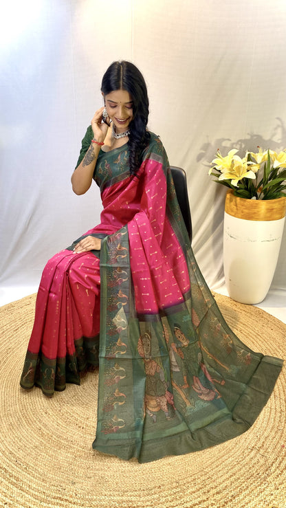 Soft Chanderi Silk Saree - S1/SR/1/241809