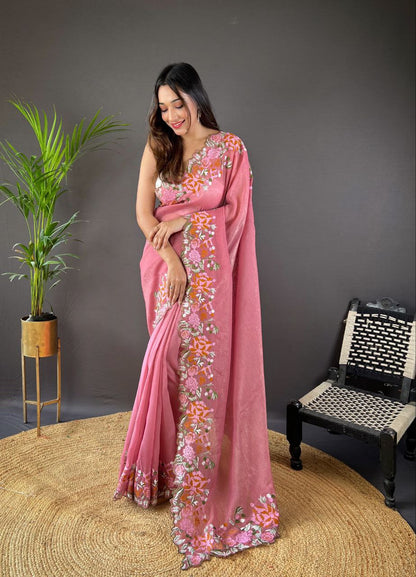 Soft Glossy Silk Saree - H2/SR/2/241508