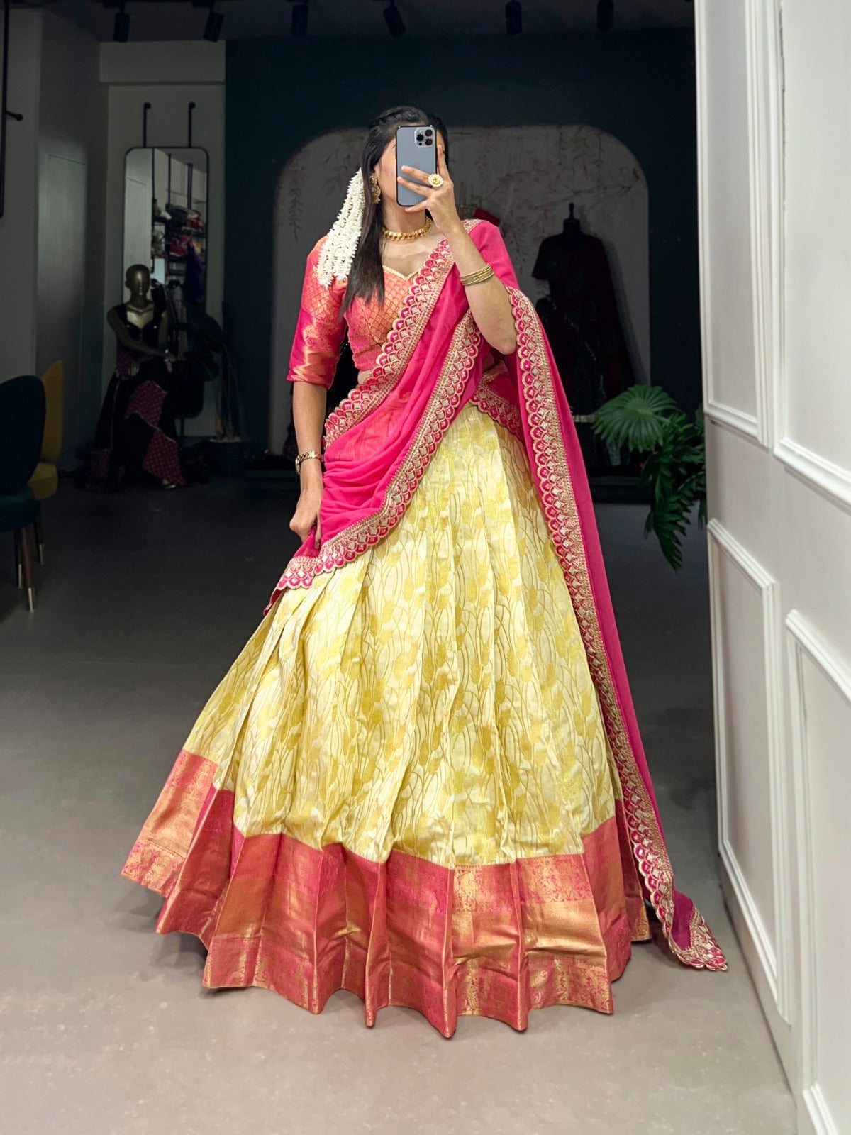 Jacquard Silk Lehenga Choli by AAWIYA  H2/LN/2/241308