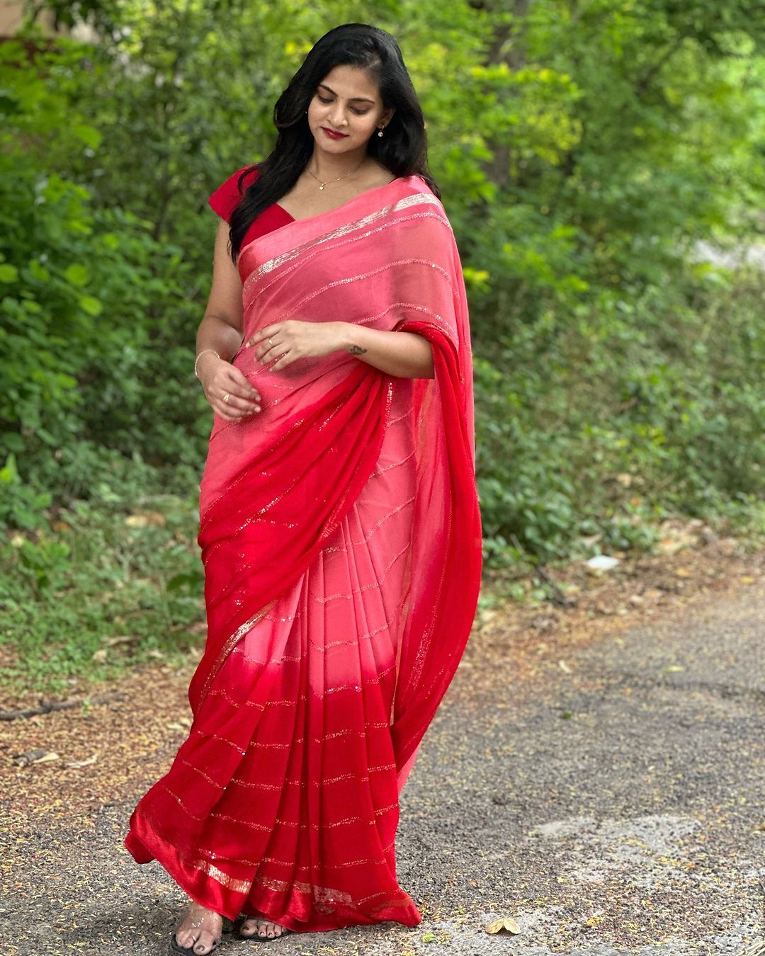 Pure Viscose Georgette Saree S1/SR/2/241309