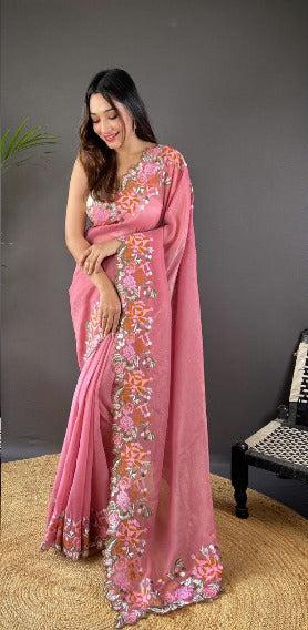 Soft Glossy Silk Saree - H2/SR/2/241508