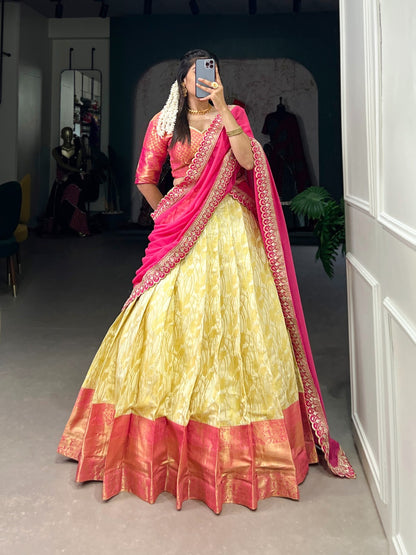 Jacquard Silk Lehenga Choli by AAWIYA  H2/LN/2/241308