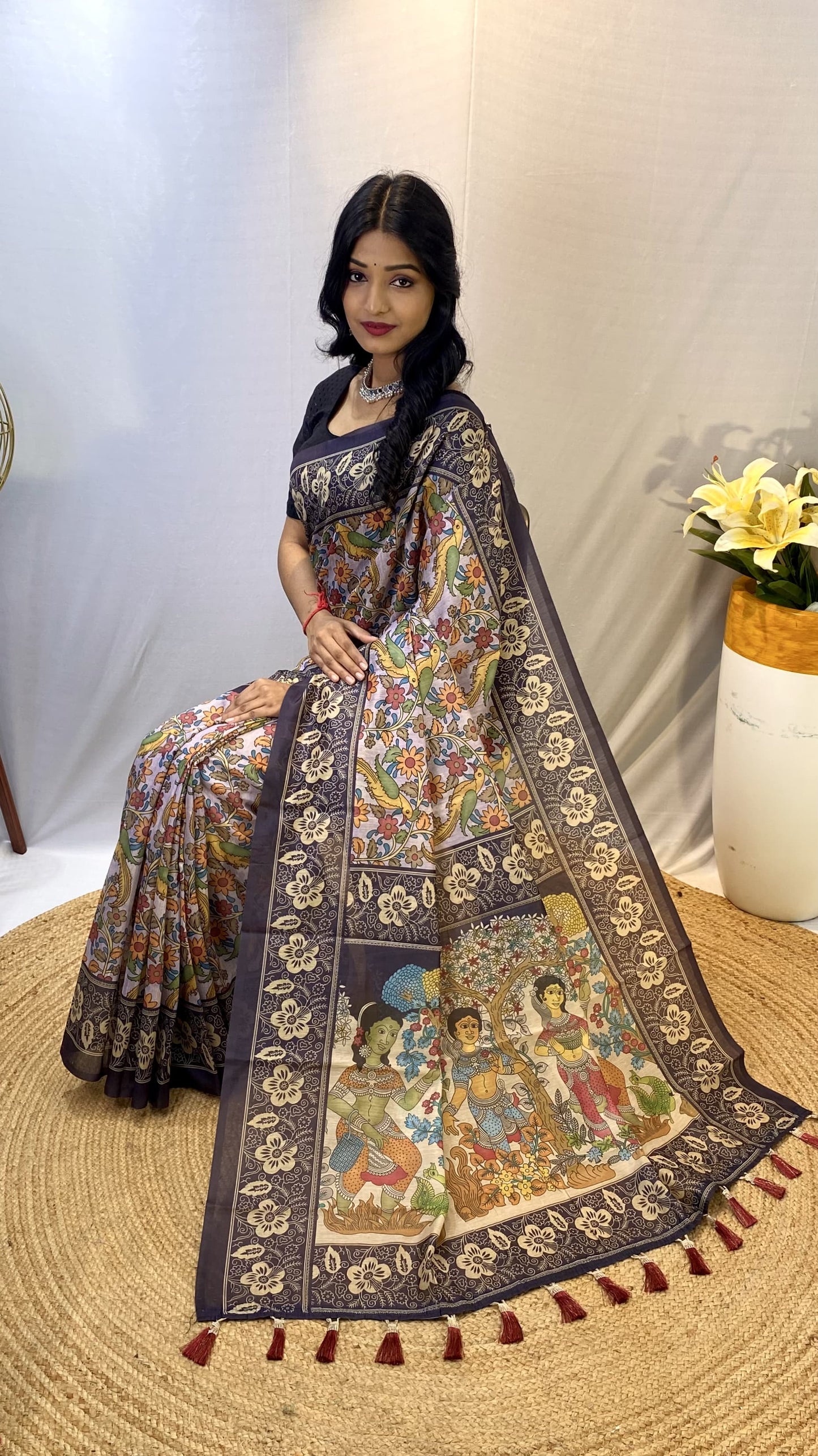 Soft Cotton Chanderi Saree - S1/SR/3/242108