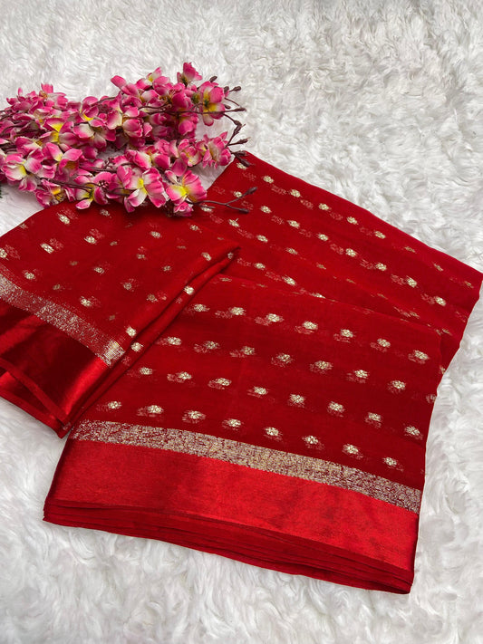 Soft Viscose Georgette Saree S1/SR/4/242608