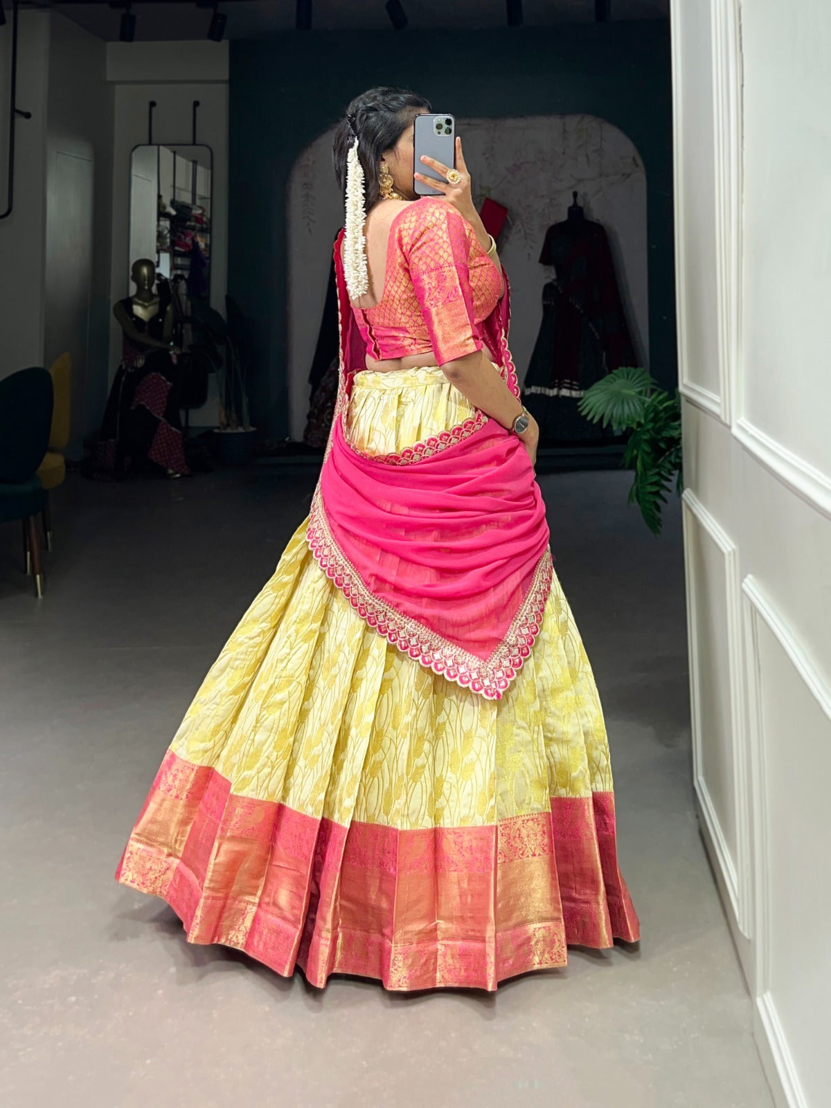 Jacquard Silk Lehenga Choli by AAWIYA  H2/LN/2/241308