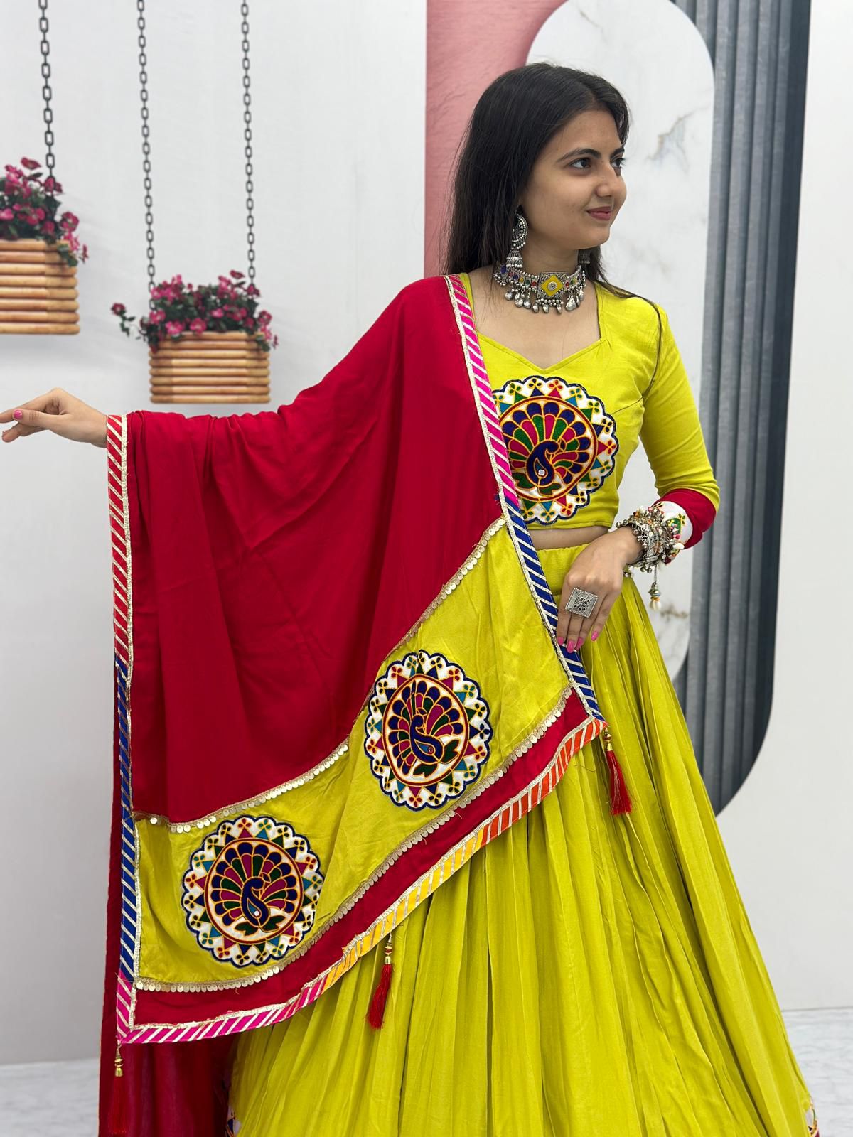 Pure Cotton Lehenga Choli Set S1/LN/1/240209