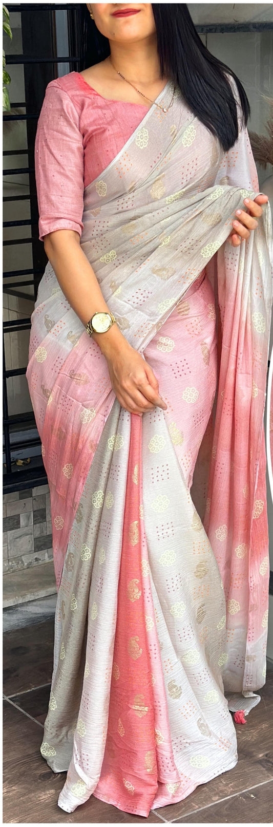 Lightweight Saree with Handwork Blouse - S1/SR/5/241408