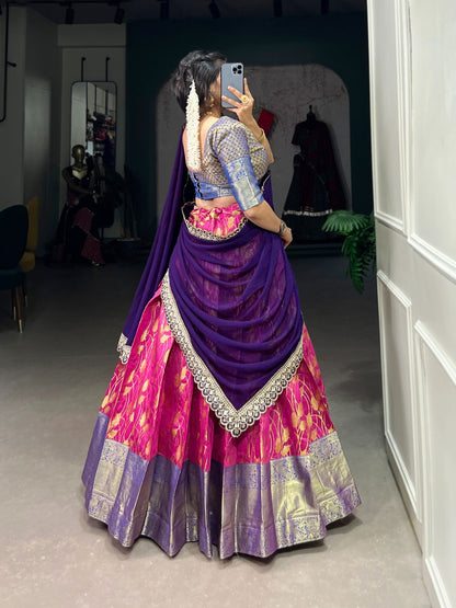 Jacquard Silk Lehenga Choli by AAWIYA  H2/LN/2/241308