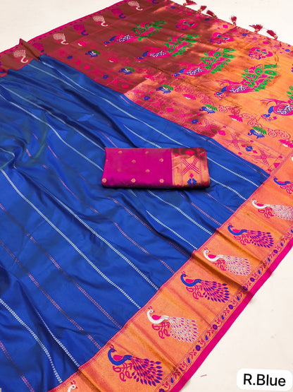 Meera Paithani Silk Saree - S1/SR/4/241609